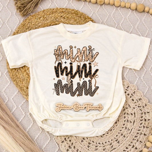 Mini Neutral Romper/Tee