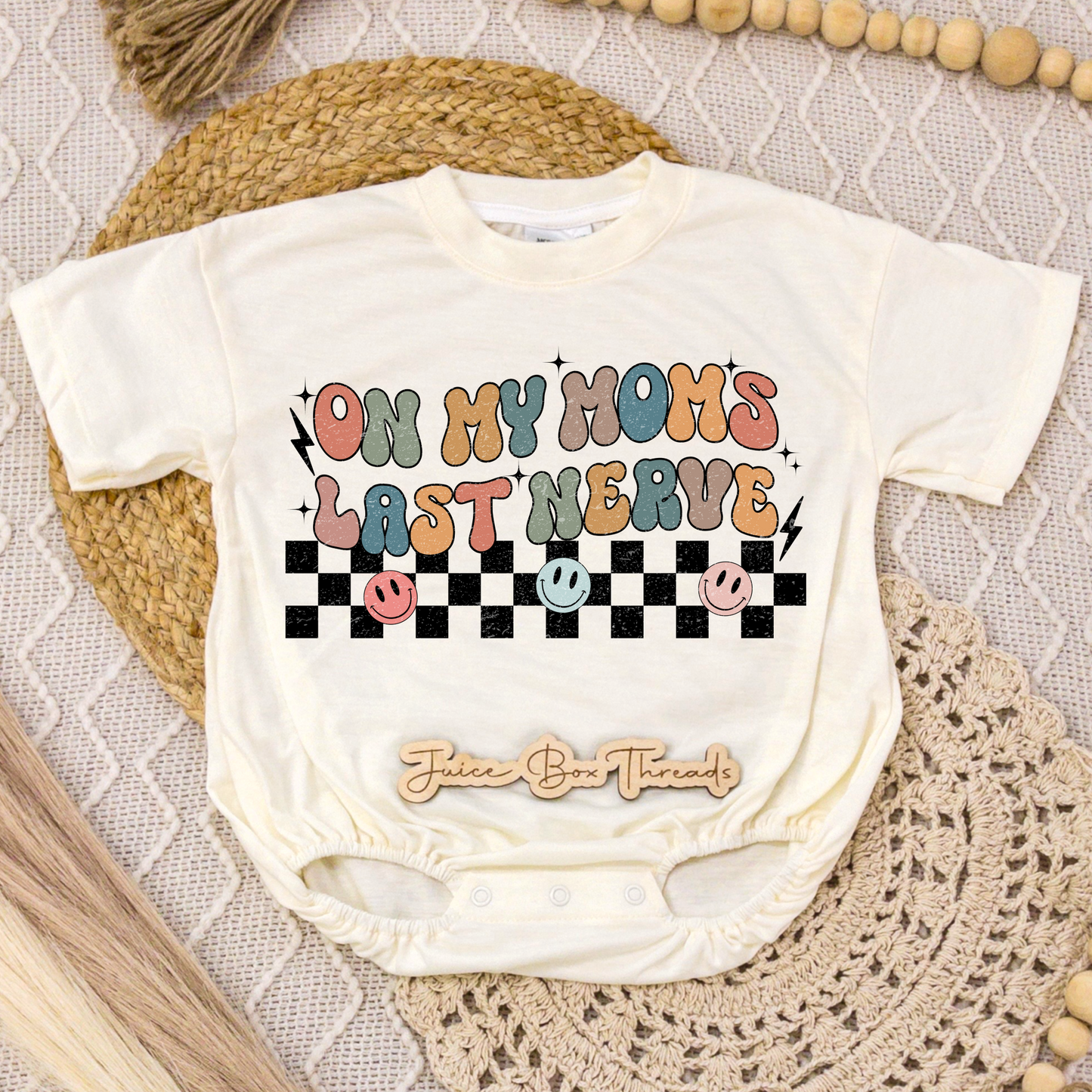 On My Mom's Last Nerve Romper/Tee