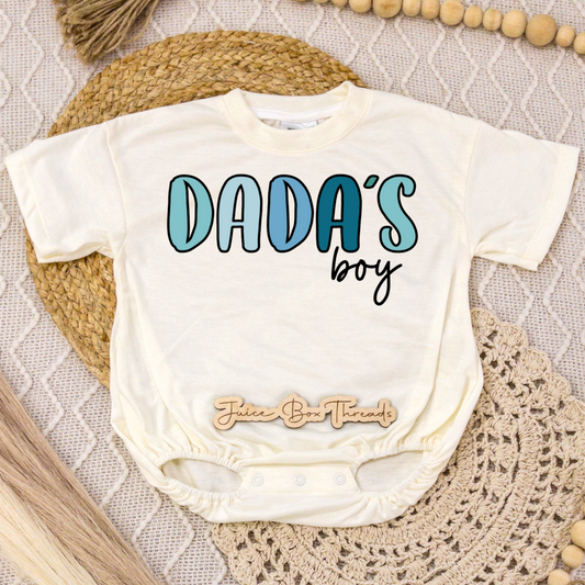 Dada's Boy Blue Romper/Tee
