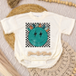 Dada's Boy Checkered Romper/Tee