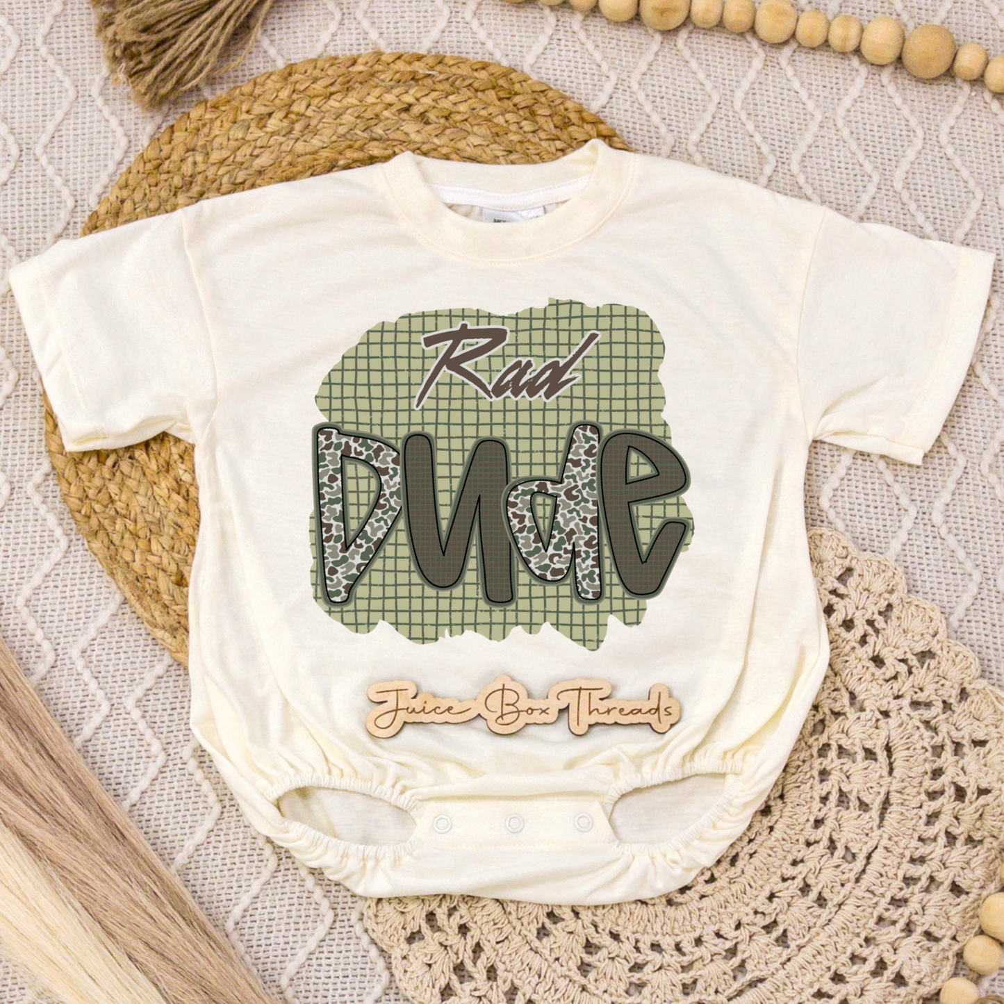 Rad Dude Romper/Tee