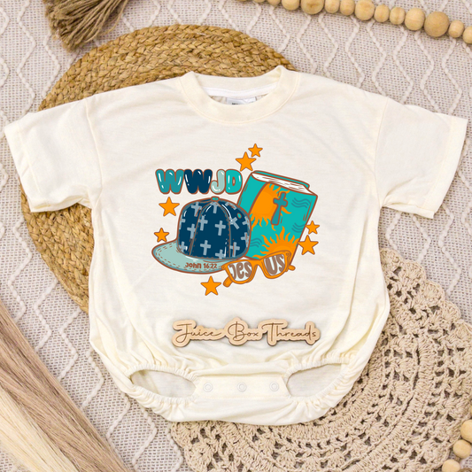 WWJD Boy Romper/Tee
