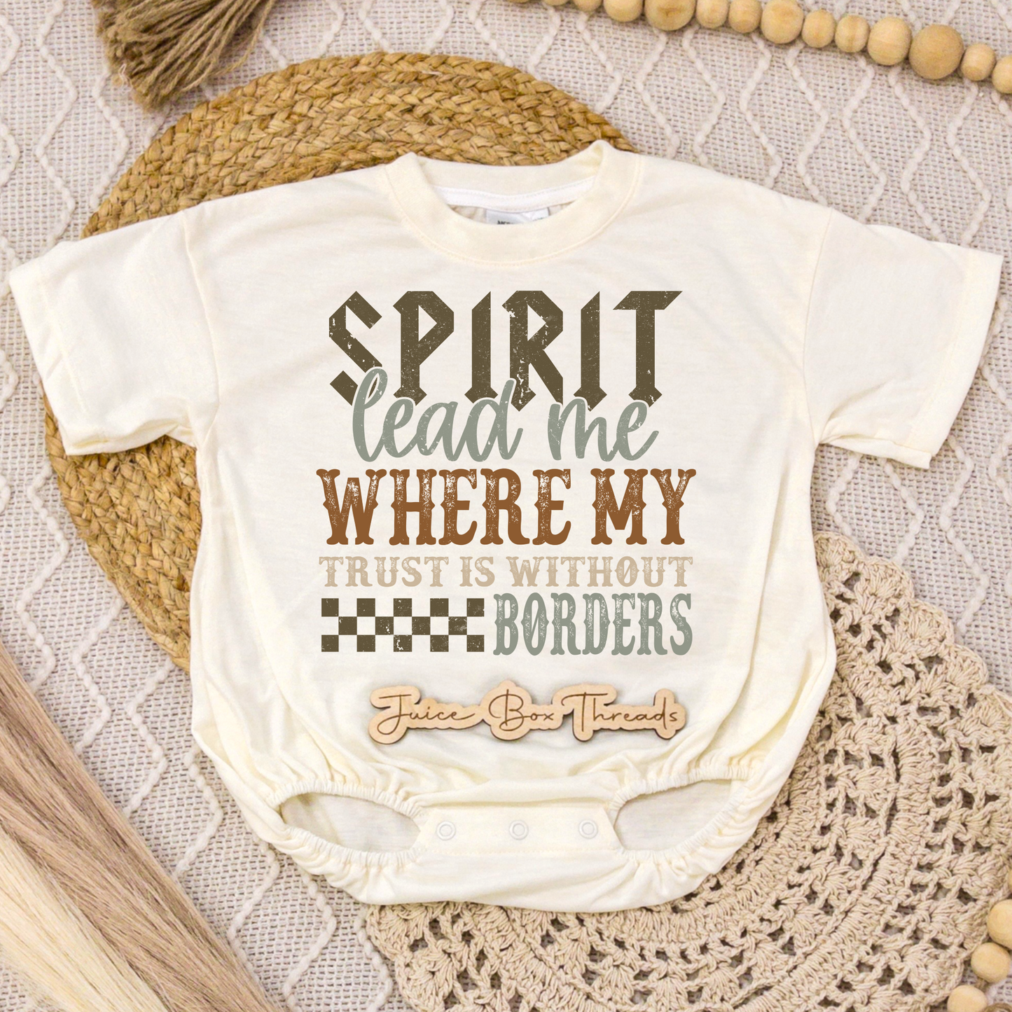 Spirit Lead Me Romper/Tee