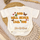 God Will Never Fail You Romper/Tee