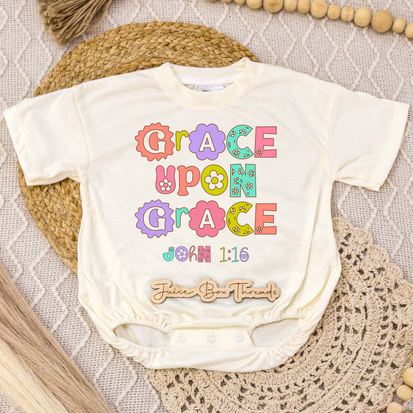 Grace Upon Grace Romper/Tee