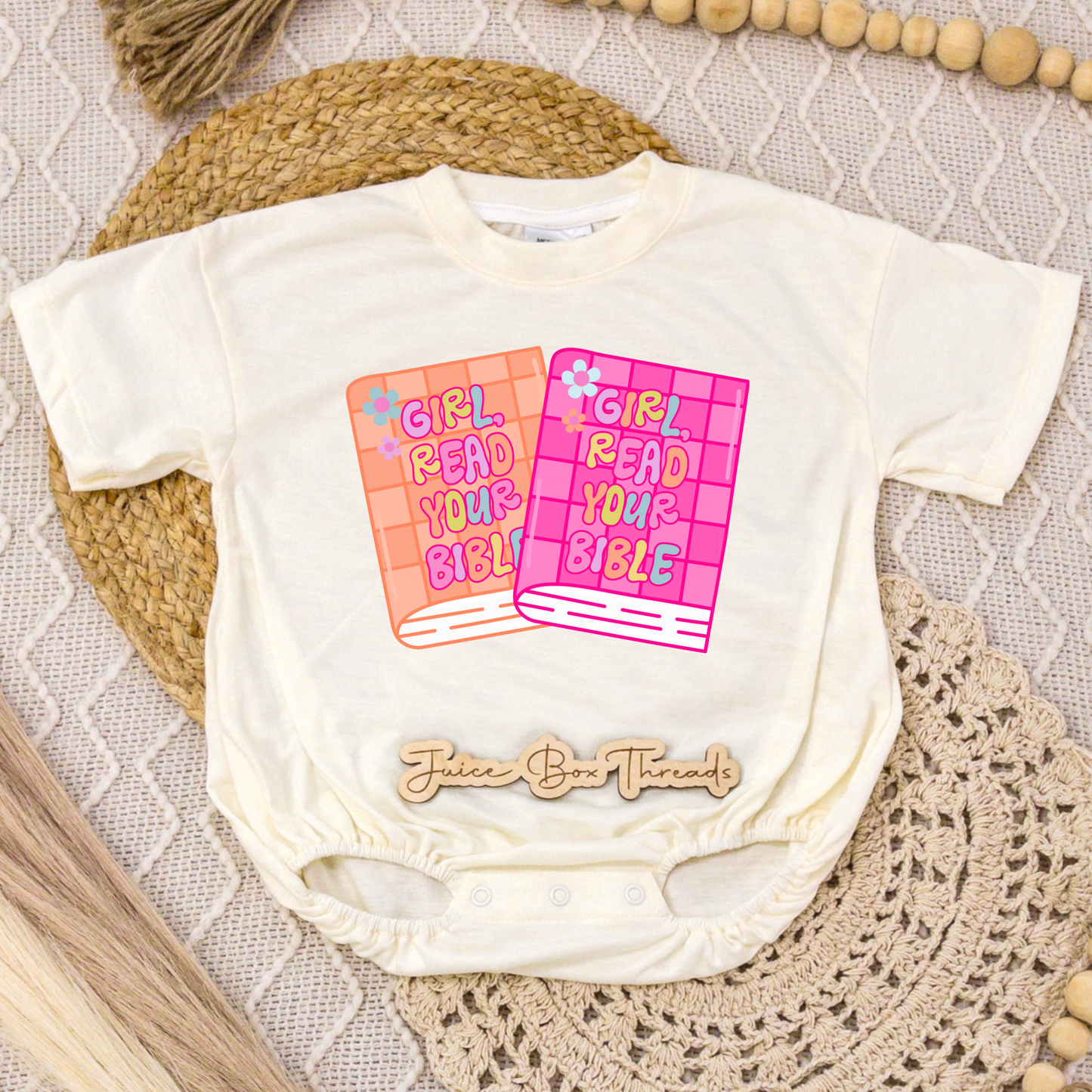 Girl Read Your Bible Romper/Tee