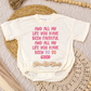 All My Life You Have Been Faithful Girl Romper/Tee