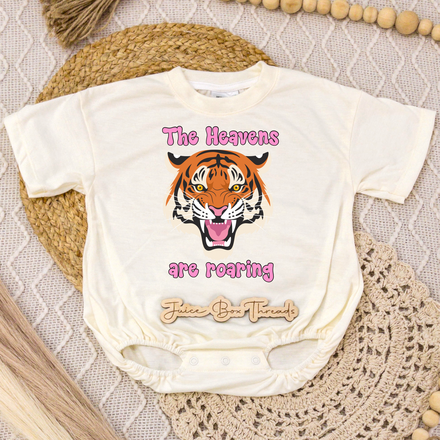 The Heavens are Roaring Girl Romper/Tee
