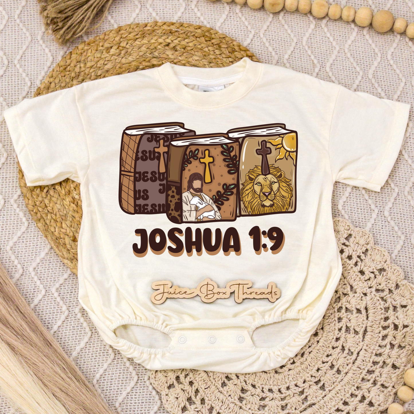 Joshua 1:9 Romper/Tee