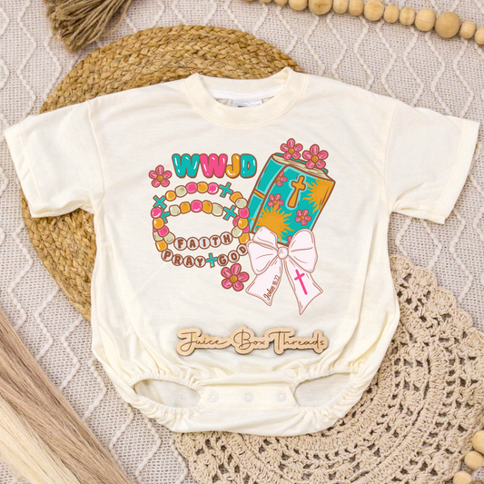 WWJD Girly Romper/Tee