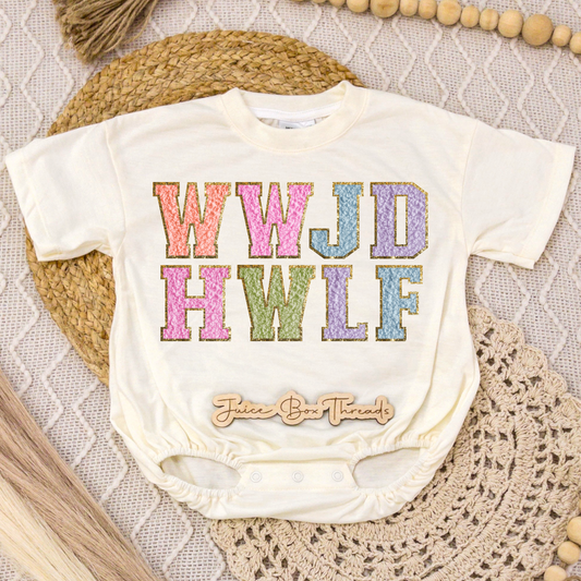 WWJD Patch Romper/Tee
