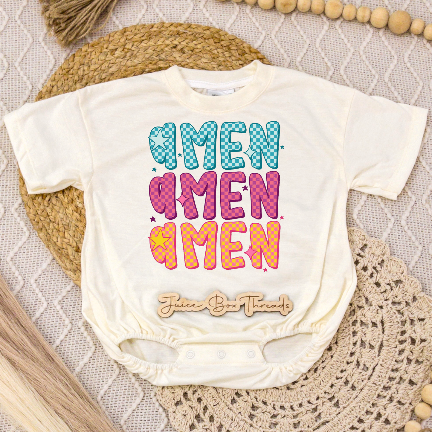 Amen Neon Romper/Tee