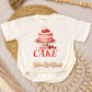 Love You More Than Cake Romper/Tee