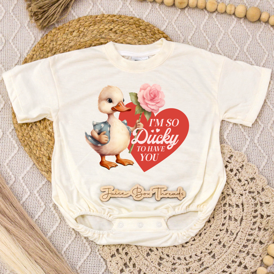 I'm So Ducky to Have You Romper/Tee