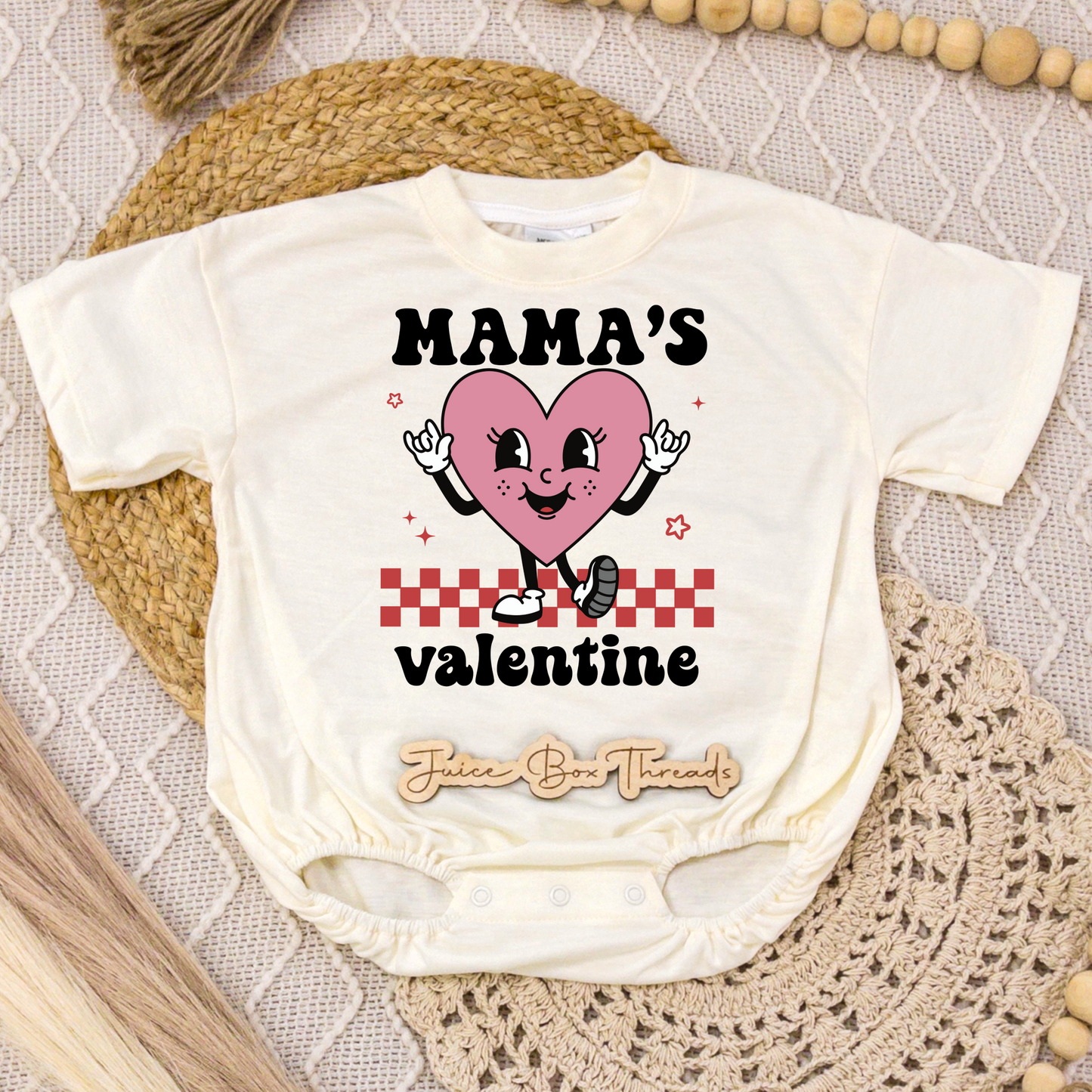 Mama's Valentine Romper/Tee