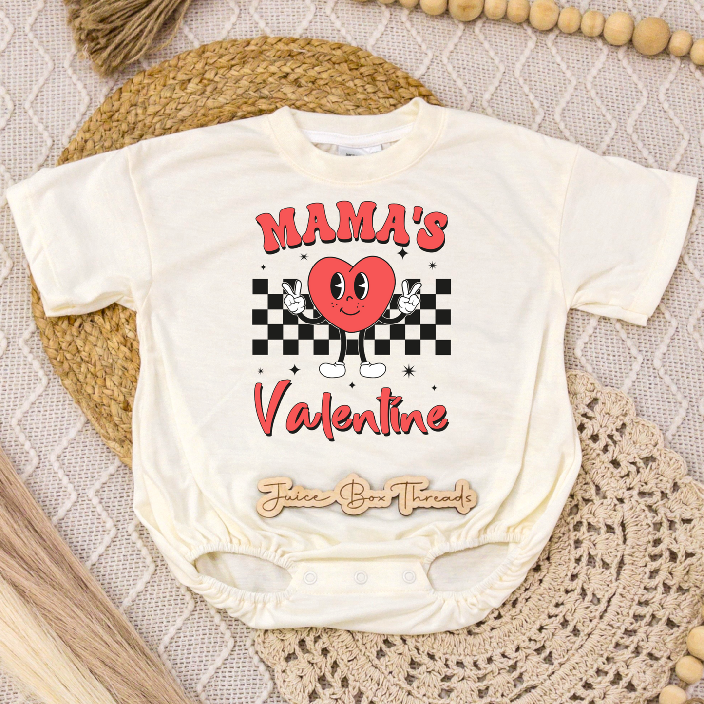 Mama's Valentine Romper/Tee