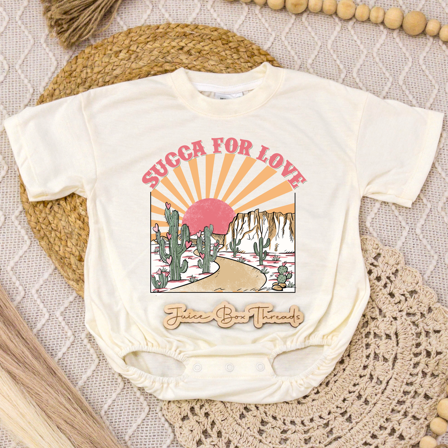 Succa For Love Romper/Tee