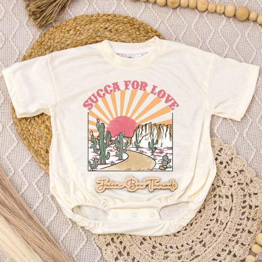Succa For Love Romper/Tee