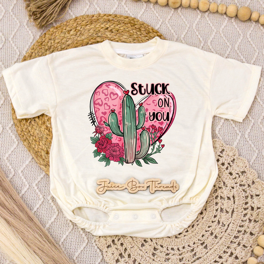 Stuck on You Romper/Tee