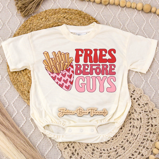 Fries Before Guys Romper/Tee