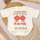I Love You From my Head To-ma-toes Romper/Tee