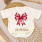 Red Heart Bow Romper/Tee