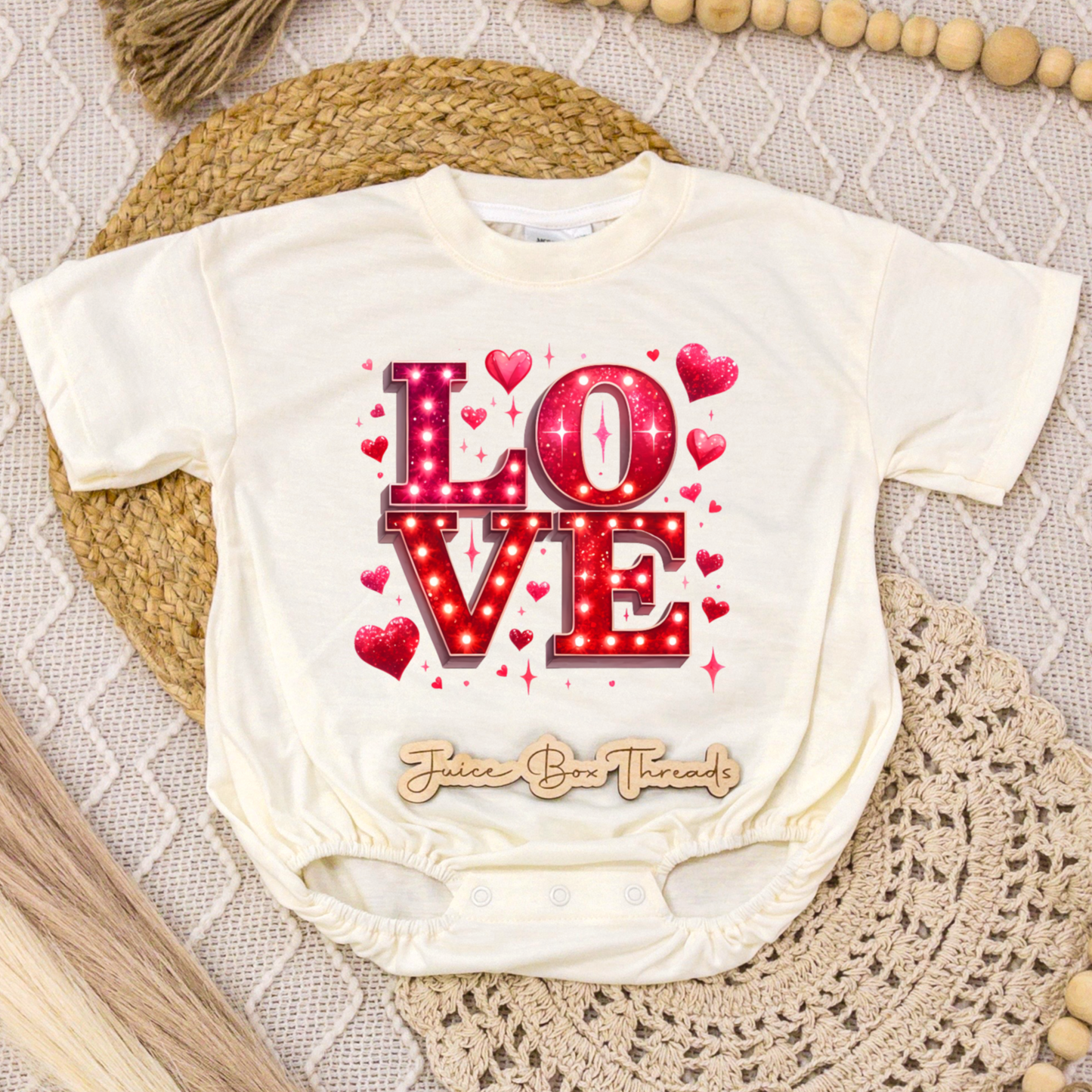 Love Valentine's Romper/Tee