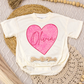 Girl Name Heart Romper/Tee
