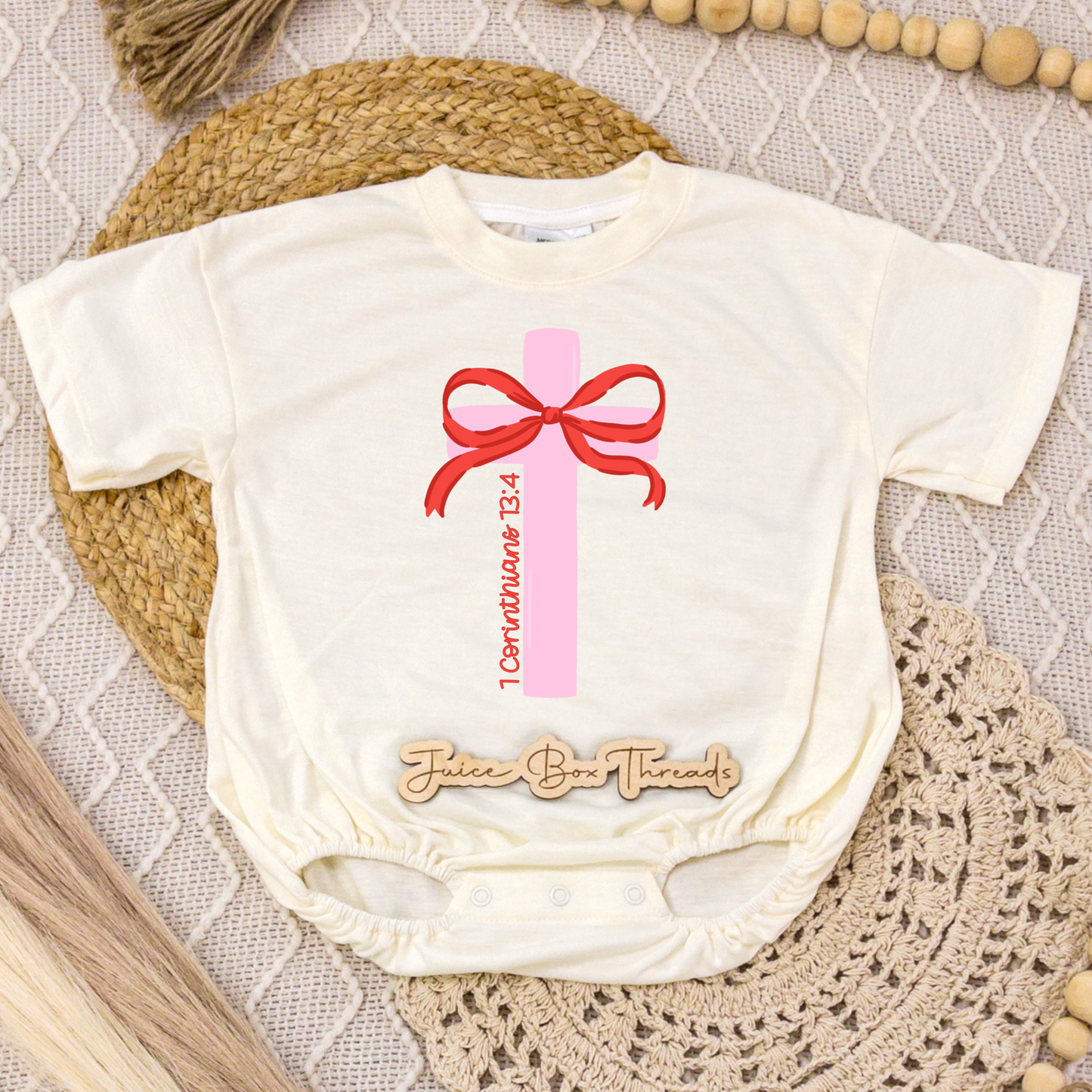1 Corinthians 13:4 Romper/Tee