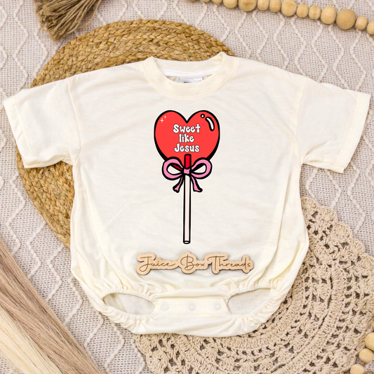 Sweet Like Jesus Romper/Tee