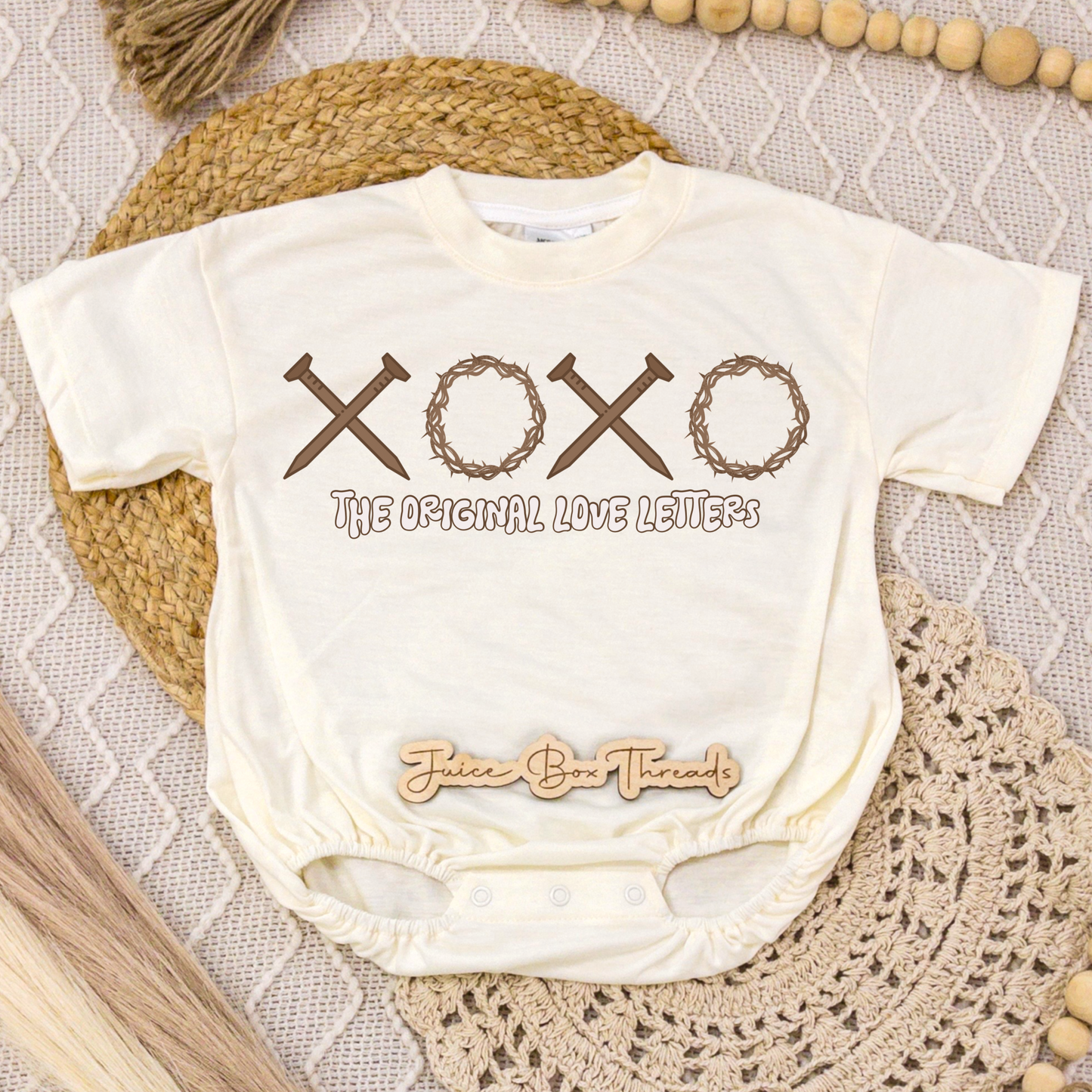 The Original Love Letters Boy Romper/Tee