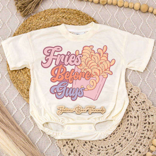 Fries Before Guys Romper/Tee