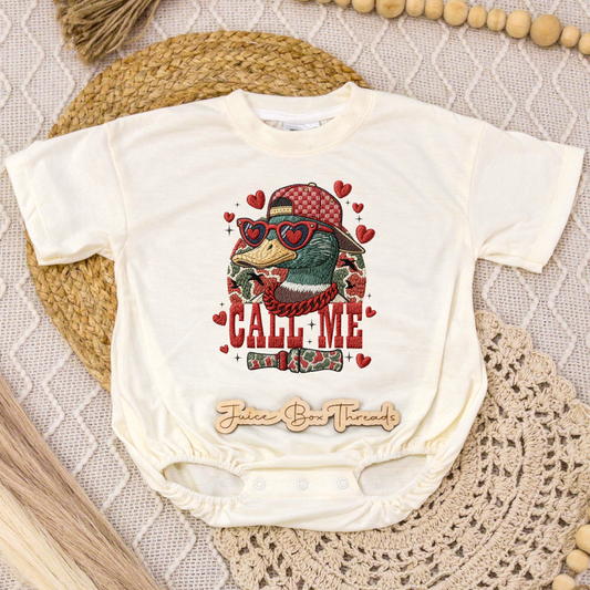 Call Me Duck Romper/Tee
