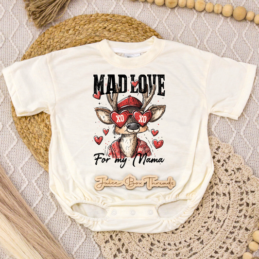 Mad Love For My Mama Deer Romper/Tee