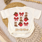 Western Valentine's Collage Romper/Tee