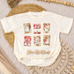 Vintage Goose Stamps Romper/Tee