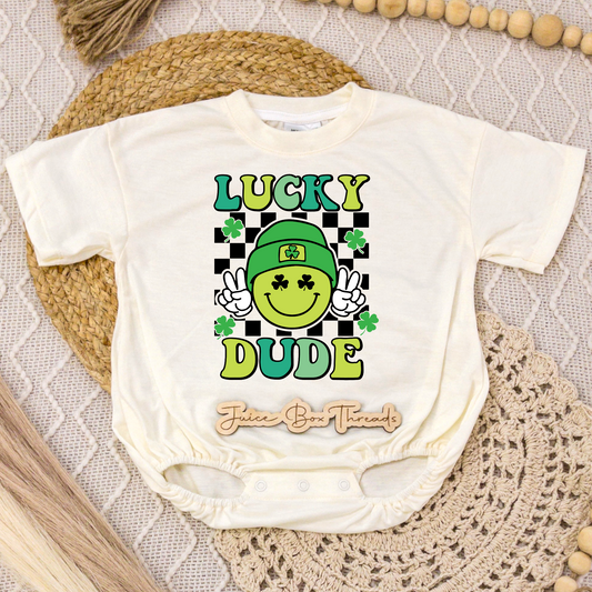 Lucky Dude Romper/Tee