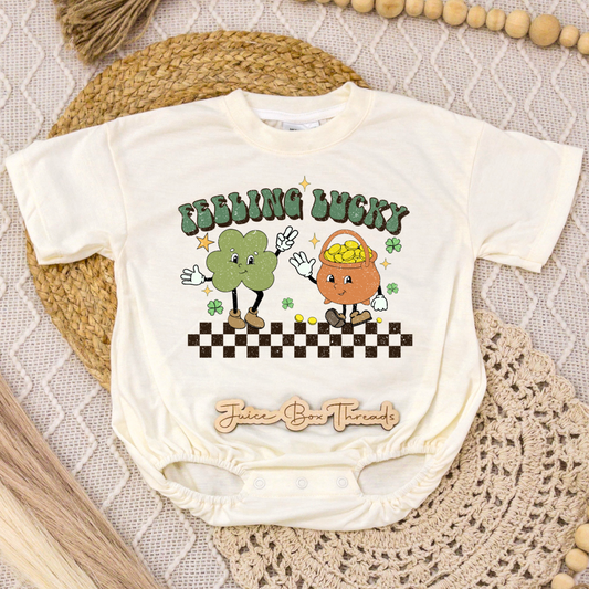 Feeling Lucky Romper/Tee