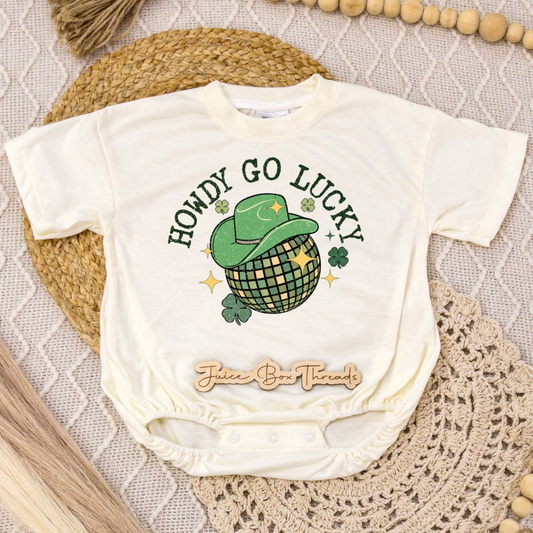Howdy Go Lucky Romper/Tee