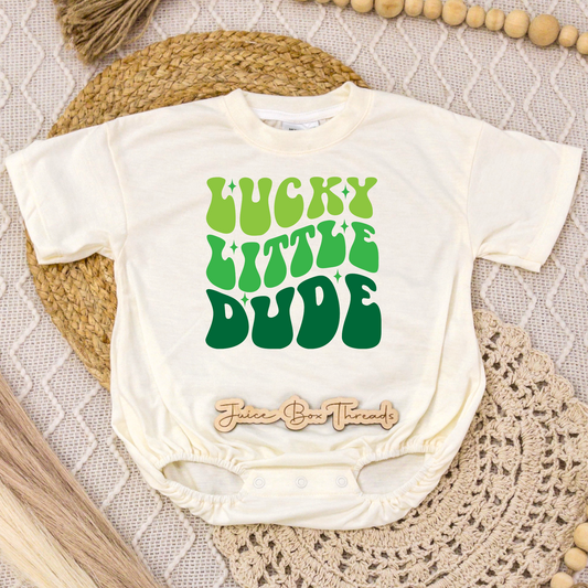 Lucky Little Dude Romper/Tee