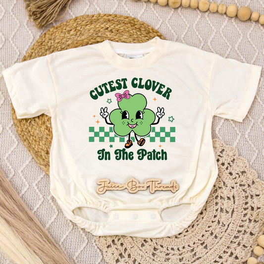 Cutest Clover in the Patch Romper/Tee