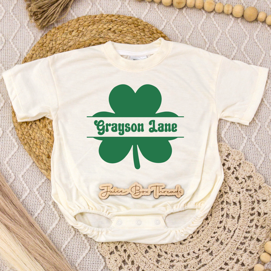 Clover Name Romper/Tee