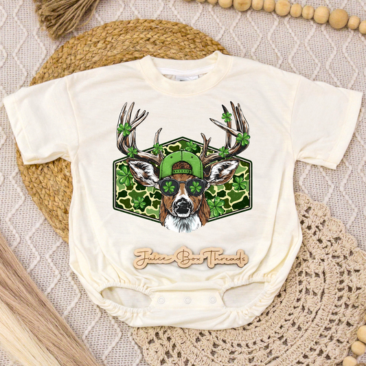 Deer St. Patrick's Romper/Tee
