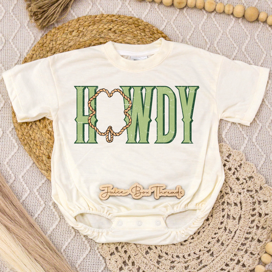 Howdy Romper/Tee