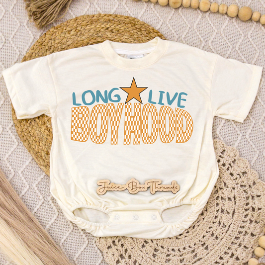 Long Live Boyhood Romper/Tee