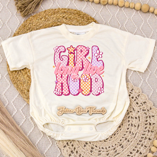 Long Live Girlhood Romper/Tee