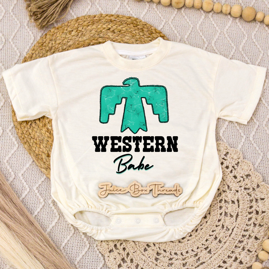 Western Babe Romper/Tee