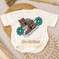 Western Shoes Romper/Tee