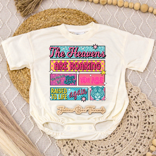 The Heavens Are Roaring Romper/Tee