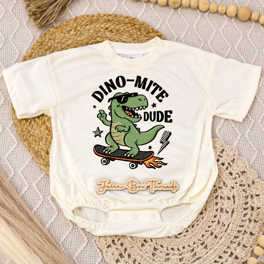 Dino-Mite Dude Romper/Tee